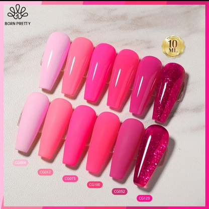 Born Pretty Pink Gel Nail Polish kit 
