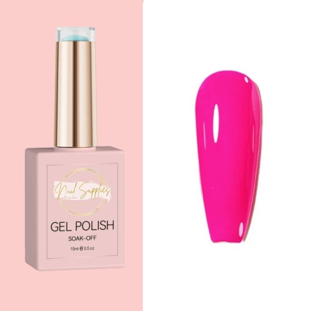 Pink Neon Gel Polish By Nail Supplies Australia 