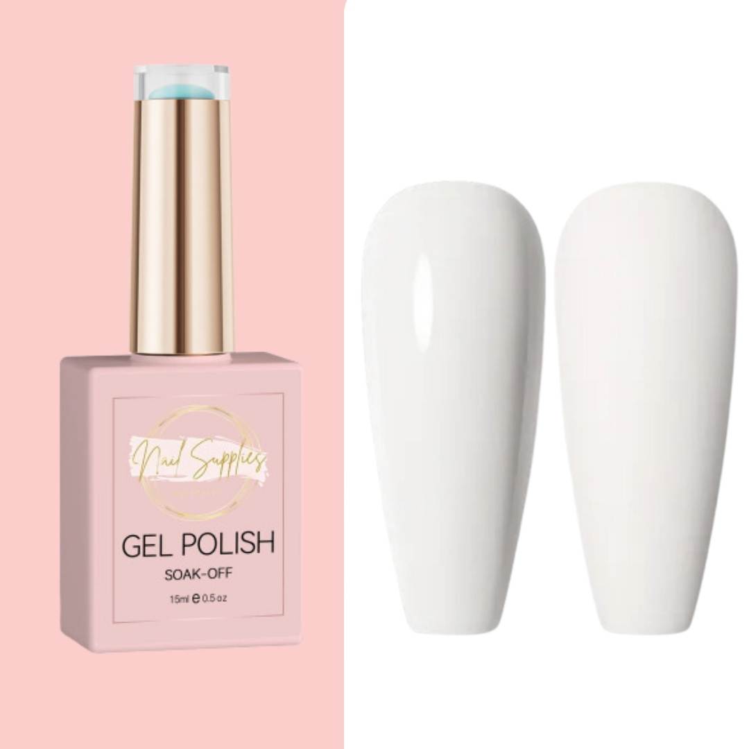 White Gel polish By Nail Supplies Australia 