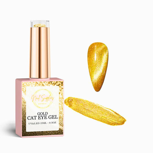 Gold Cat Eye Gel Polish By Nail Supplies Australia 