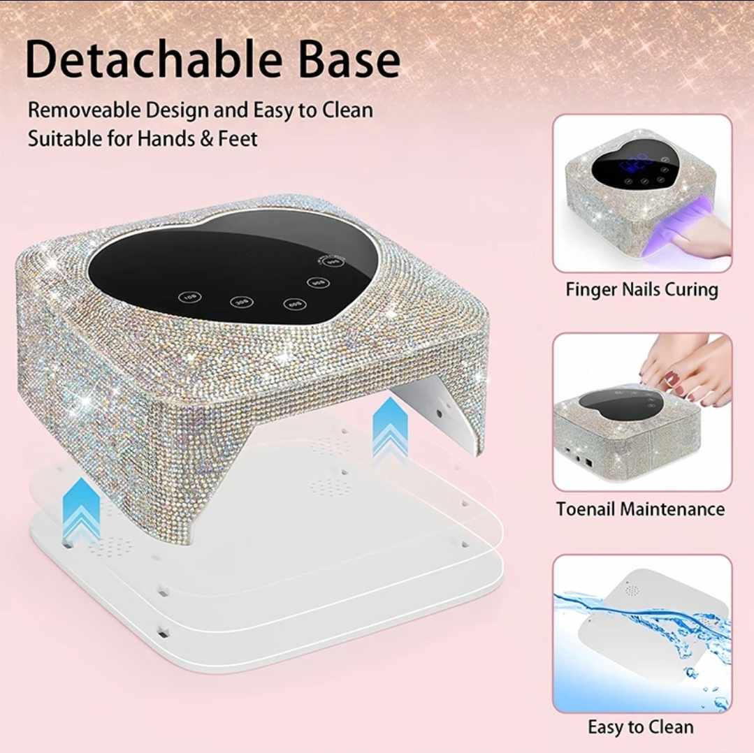 Cordless UV LED Nail Lamp.