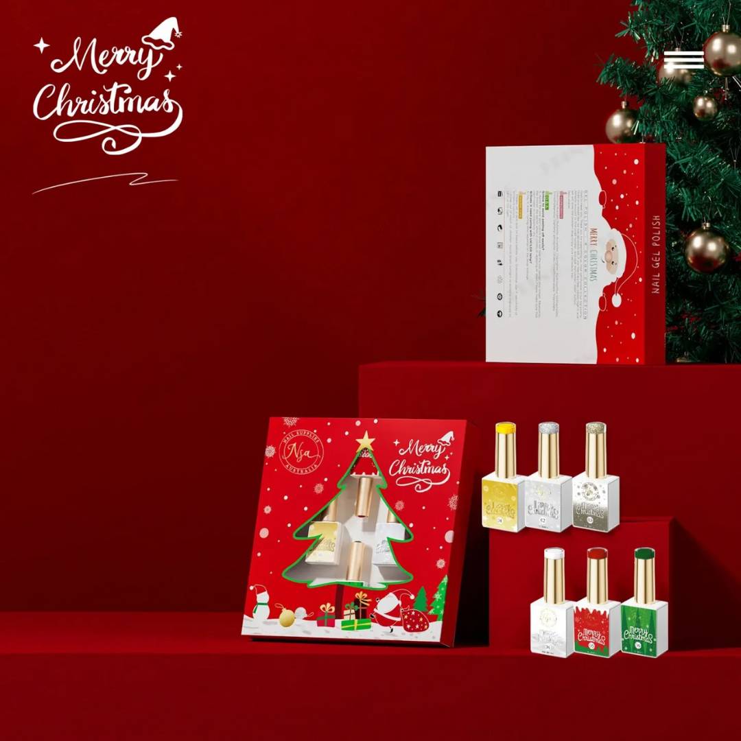 Christmas Gel Polish Set By Nail Supplies Australia