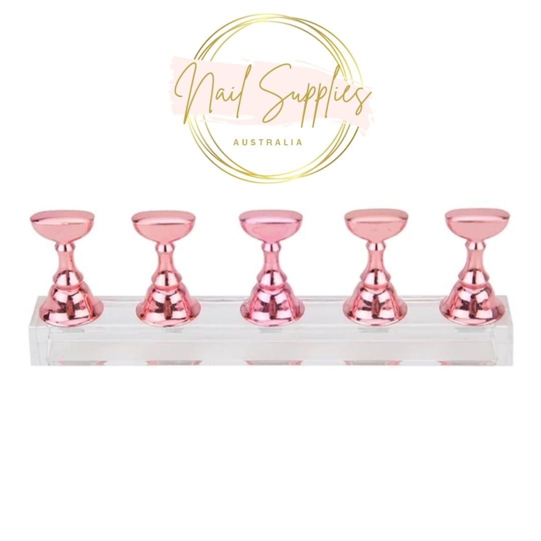 rose gold nail tip stand 