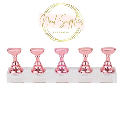 rose gold nail tip stand 