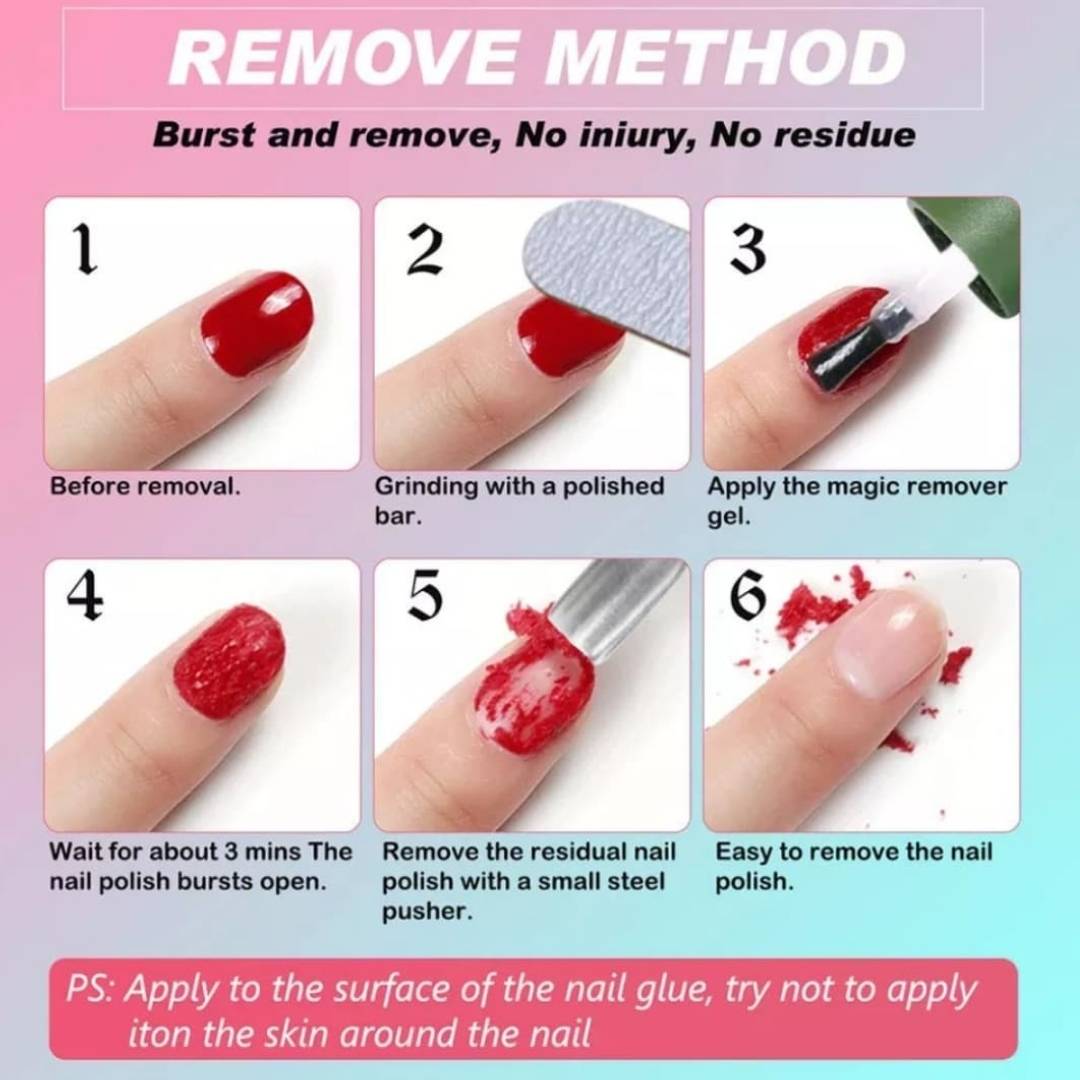 how to remove gel polish 